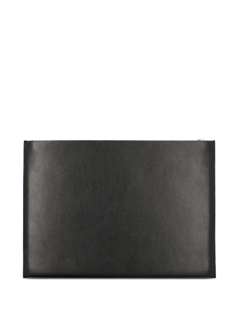 Givenchy large Antigona Stamped logo leather clutch bag outlook