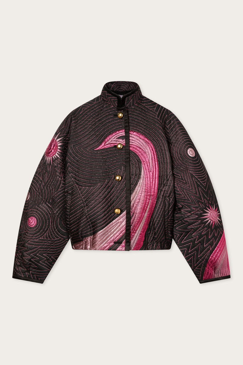 CIGNI PRINT BOMBER JACKET 1