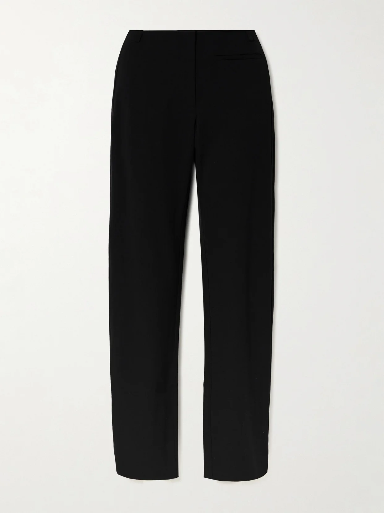 Frayed Wool-blend Twill Straight-leg Pants - 1