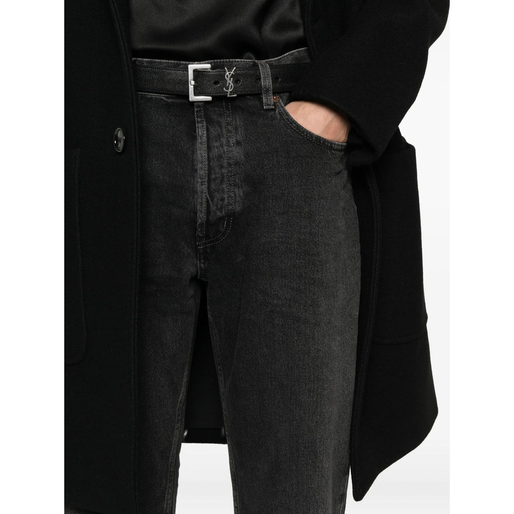 Saint Laurent Black Denim - Regular & Straight-Leg Jeans Men - 4