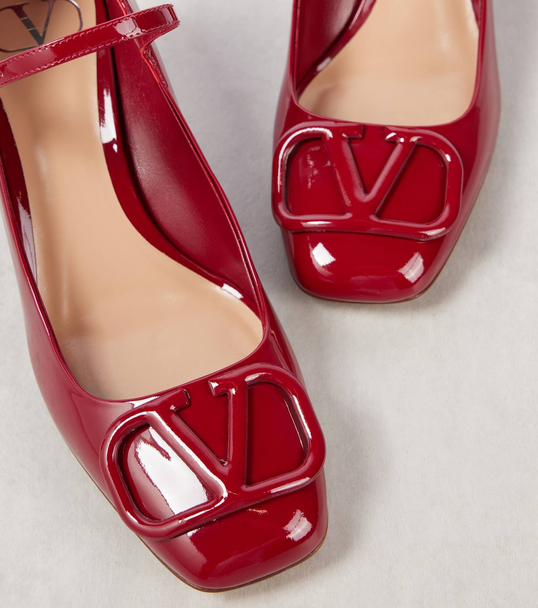 VLogo Signature 60 leather Mary Jane pumps - 6