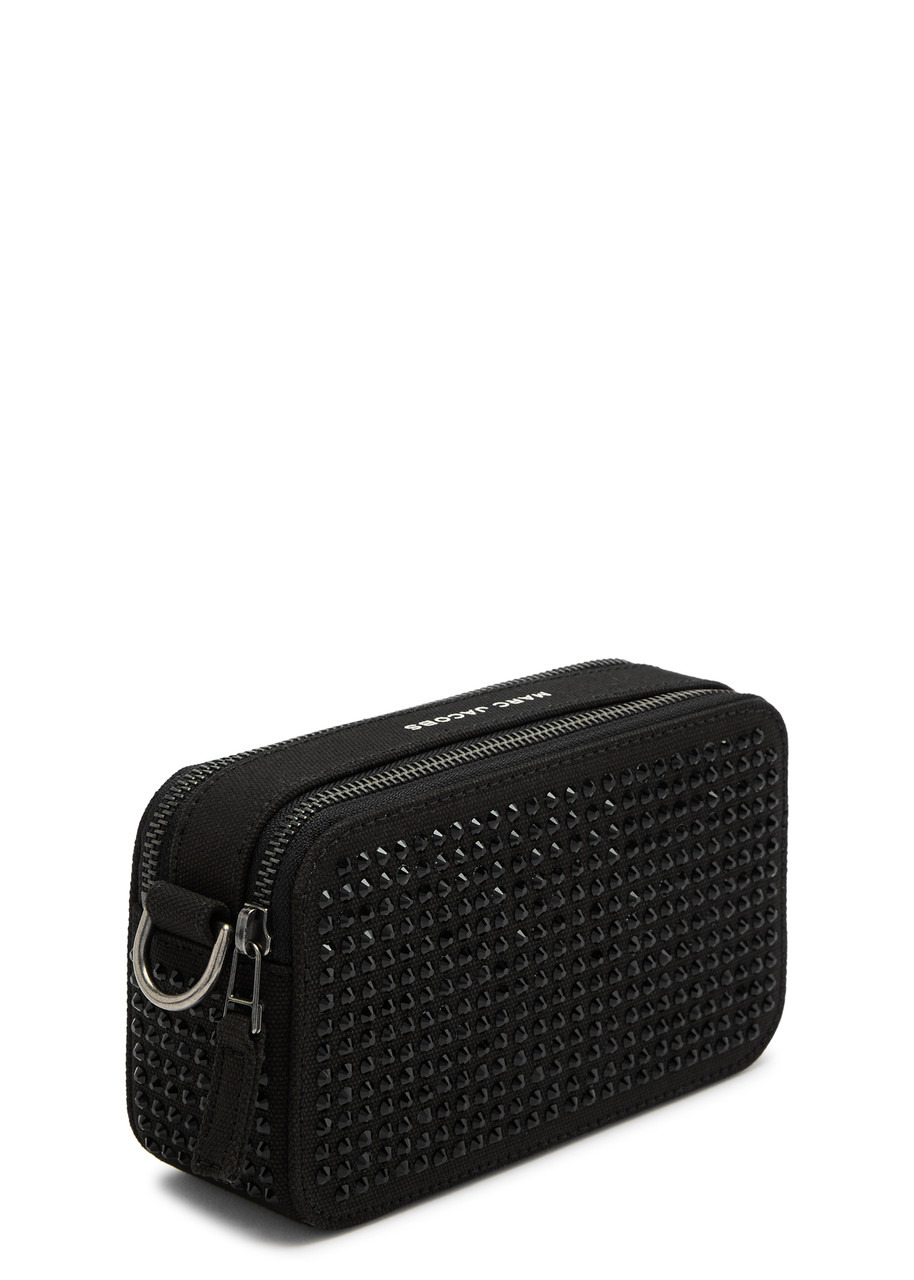 Marc Jacobs The Snapshot Canvas Crystal-embellished Cross-body bag - 2