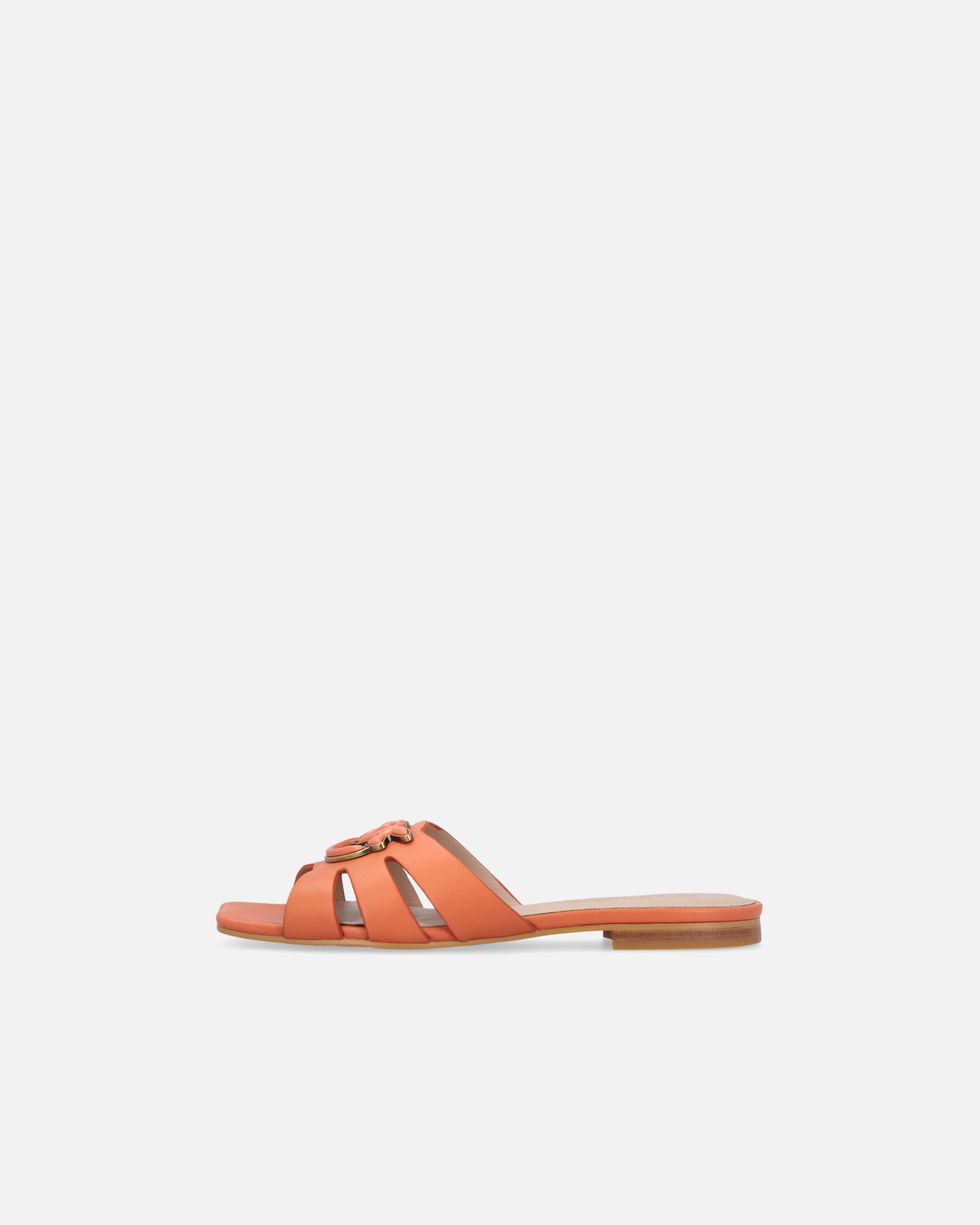 NAPPA LEATHER SLIP-ONS WITH BIRD LOGO - 5