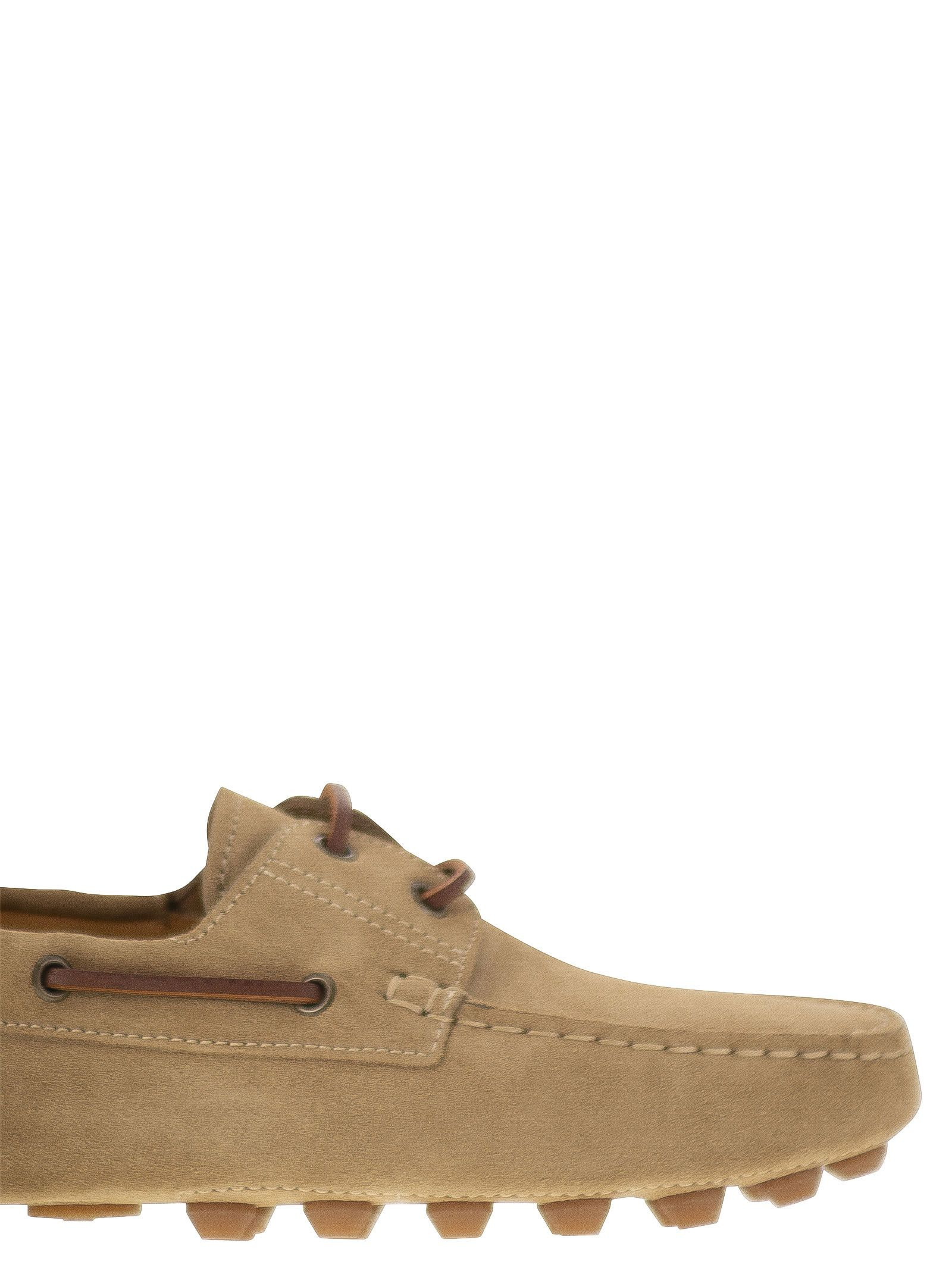 Tod's Men Rubber Bubble Suede Boat - 6