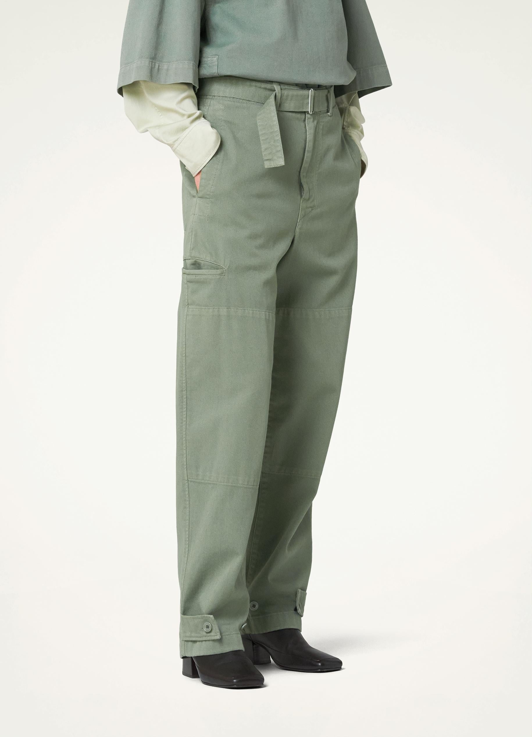 感謝価格】 ルメール lemaire large trousers military ワークパンツ