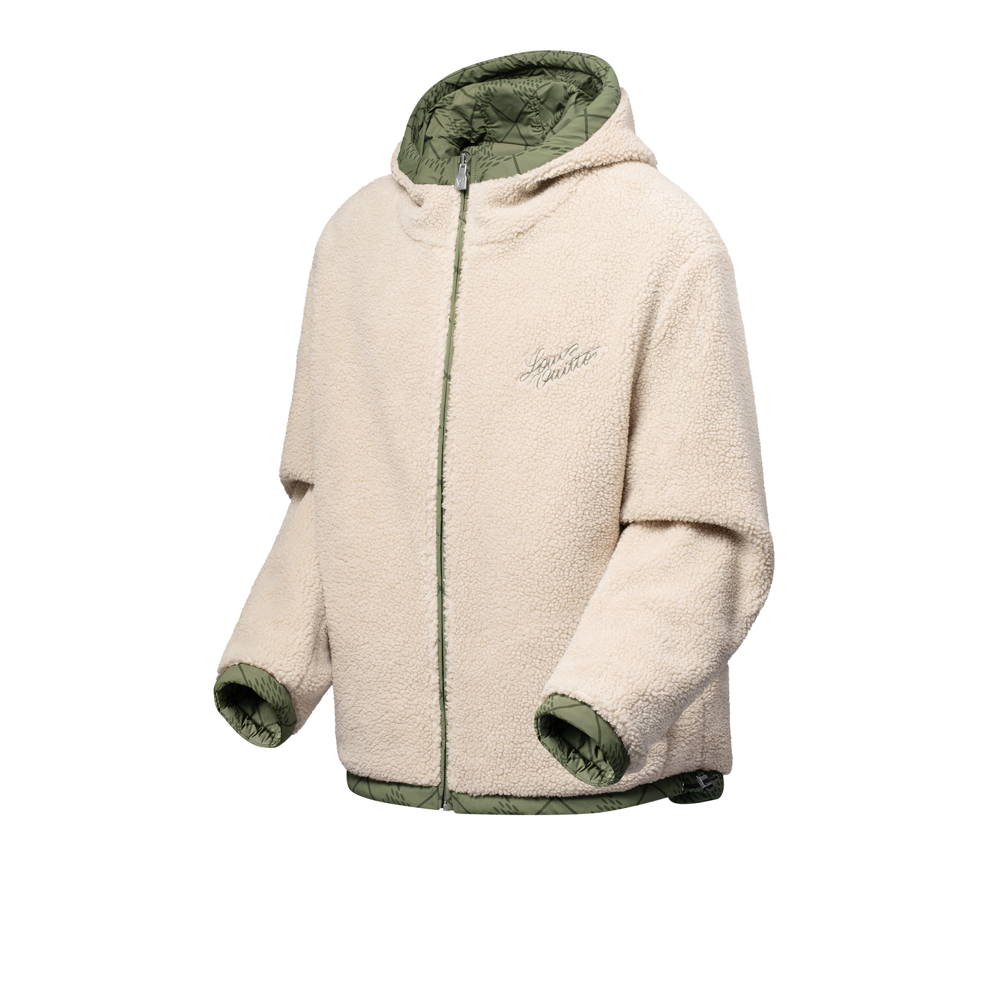 Louis Vuitton Reversible Nylon And Fleece Windbreaker