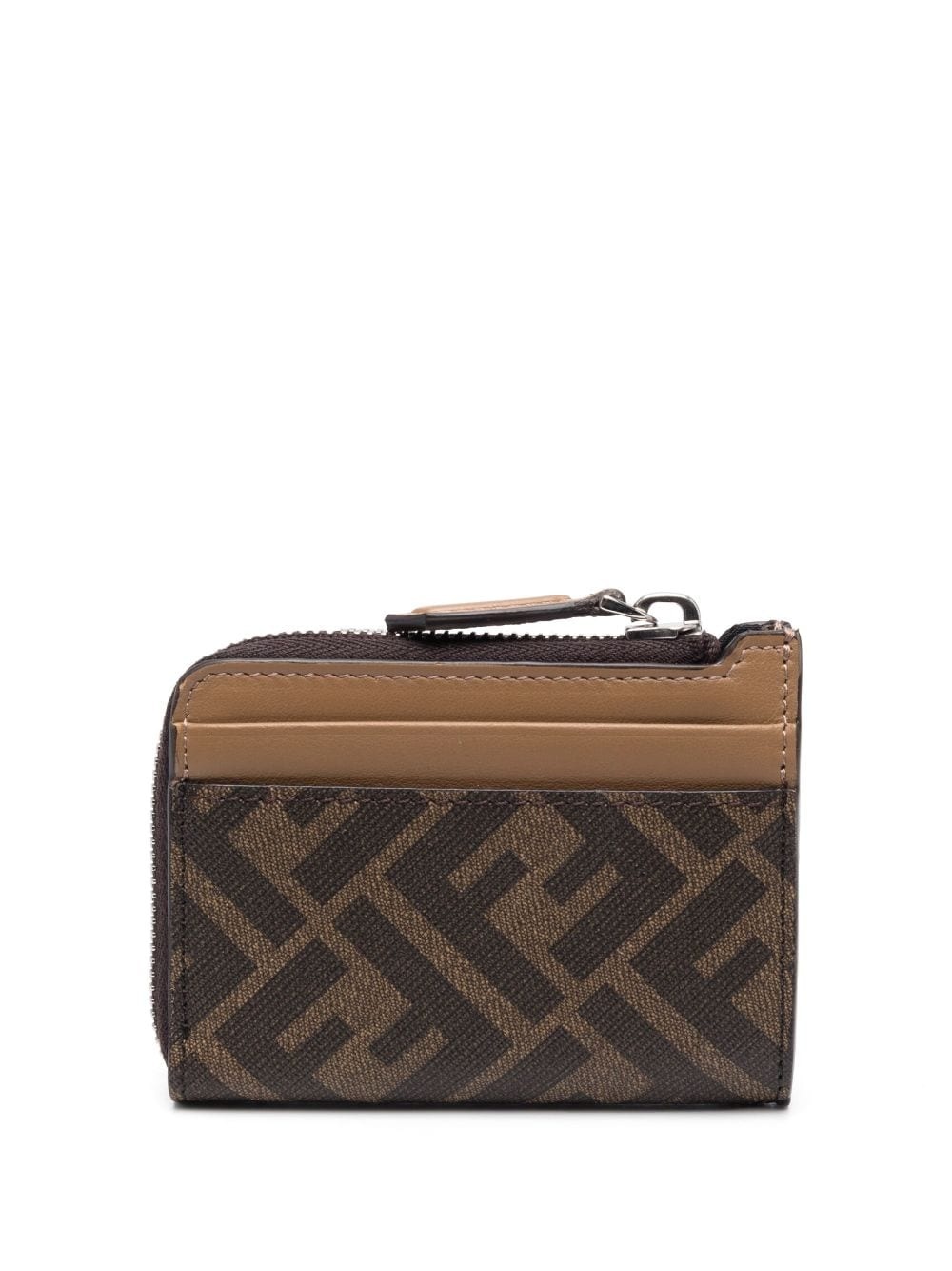 monogram-print leather wallet - 2