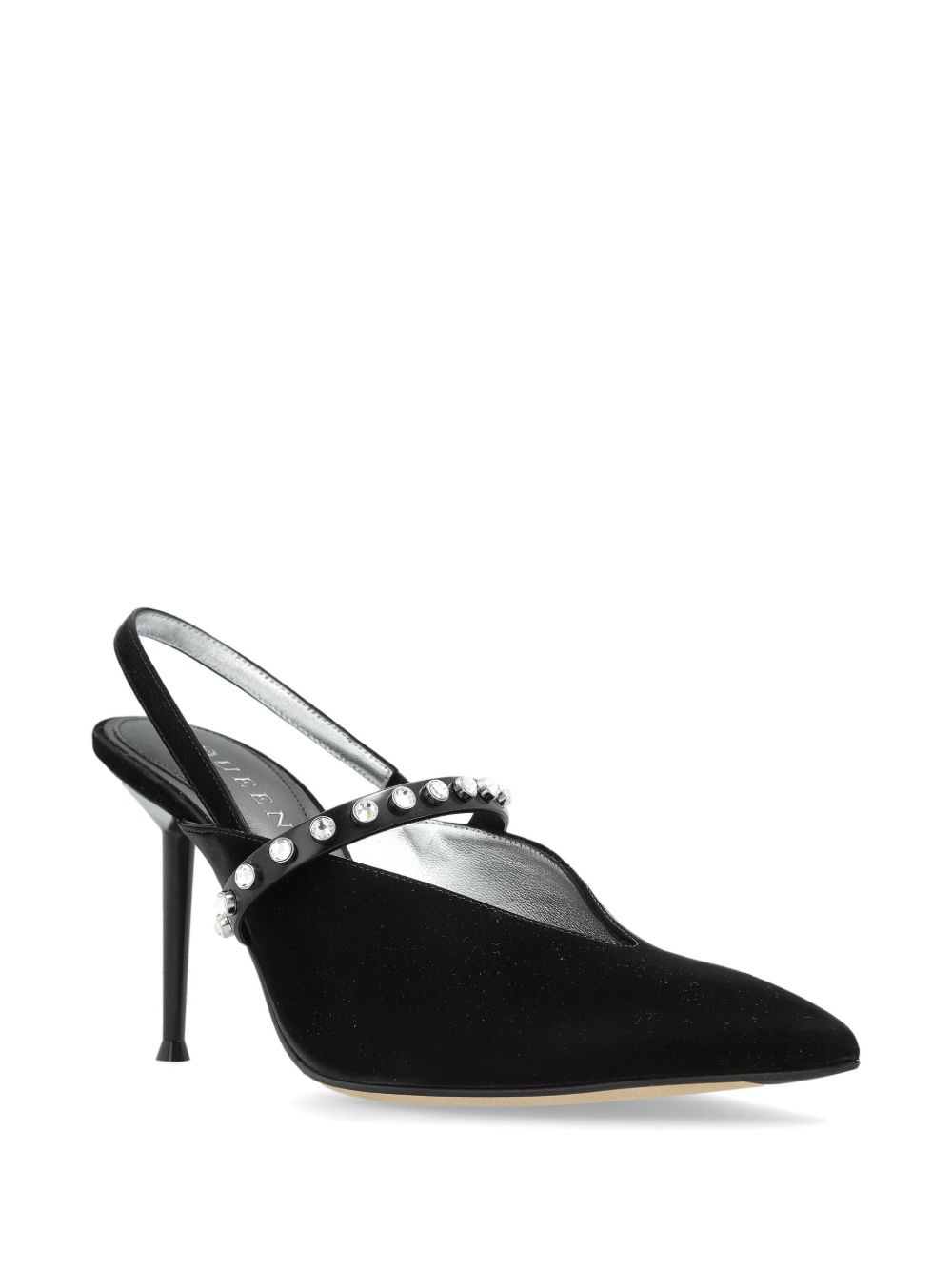 crystal-embellished slingback pumps - 2