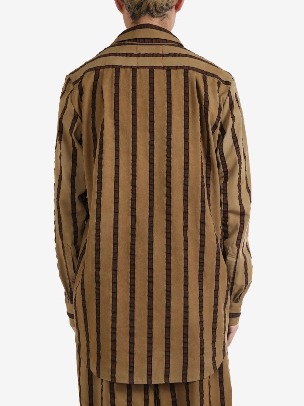 striped tab shirt - 3