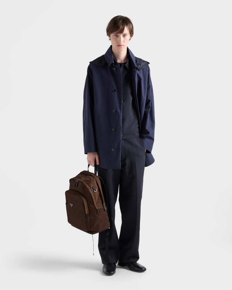 Prada Re-Nylon and Saffiano leather backpack outlook