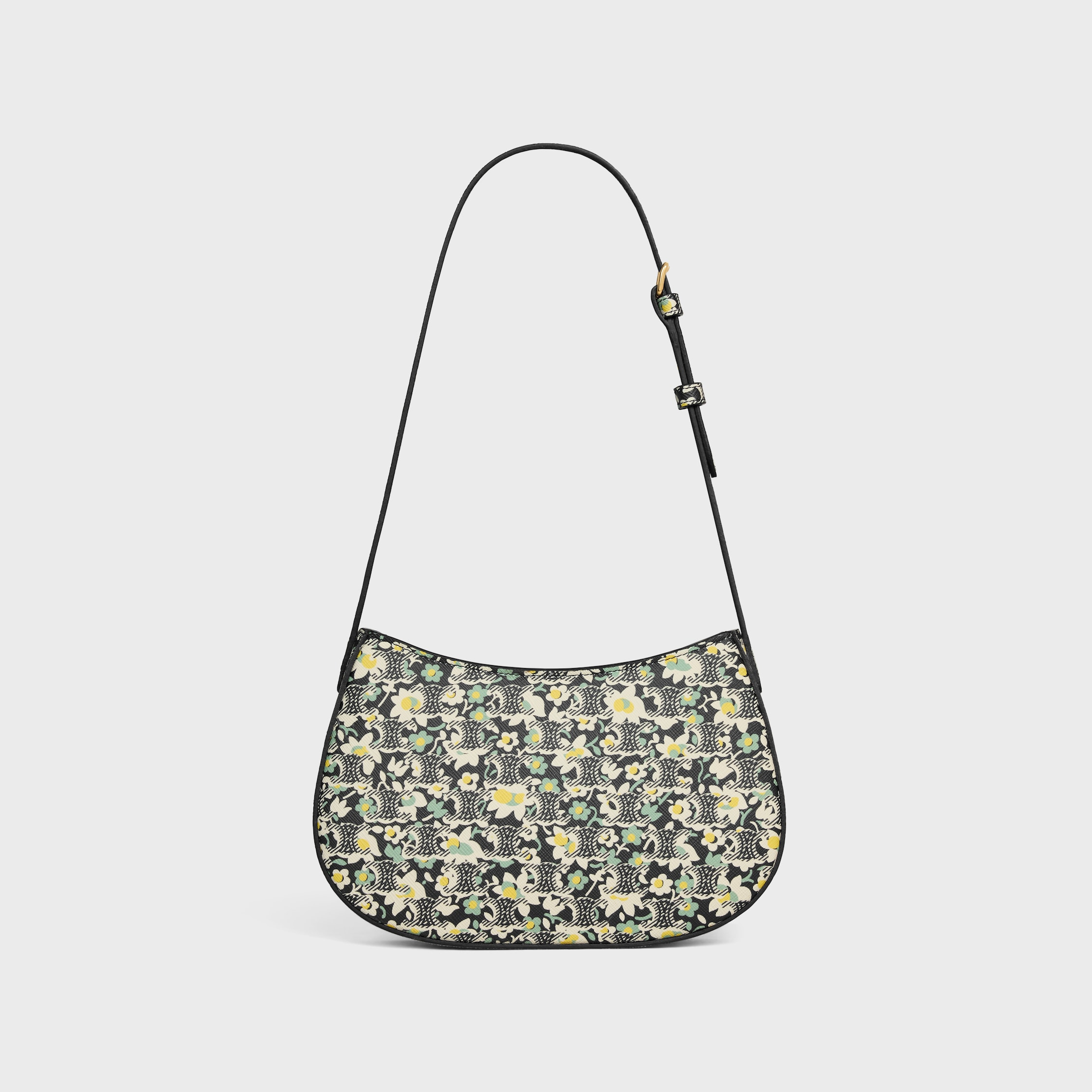 MEDIUM TILLY BAG IN TRIOMPHE CANVAS WITH FLOWER PRINT - 3
