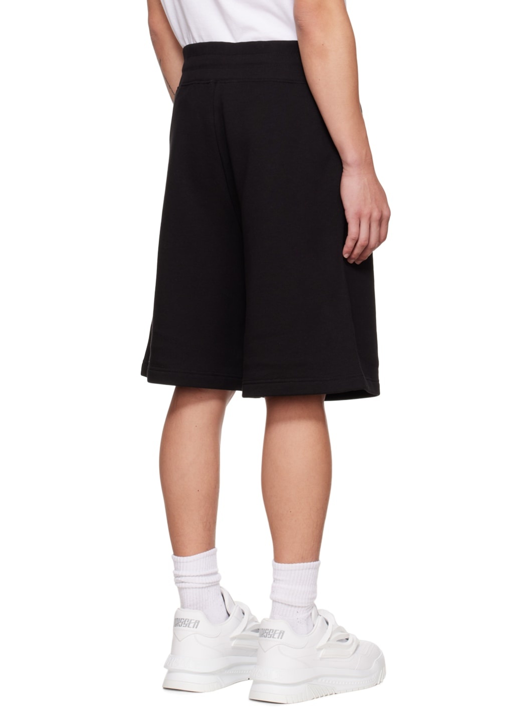 Black Drawstring Shorts - 3