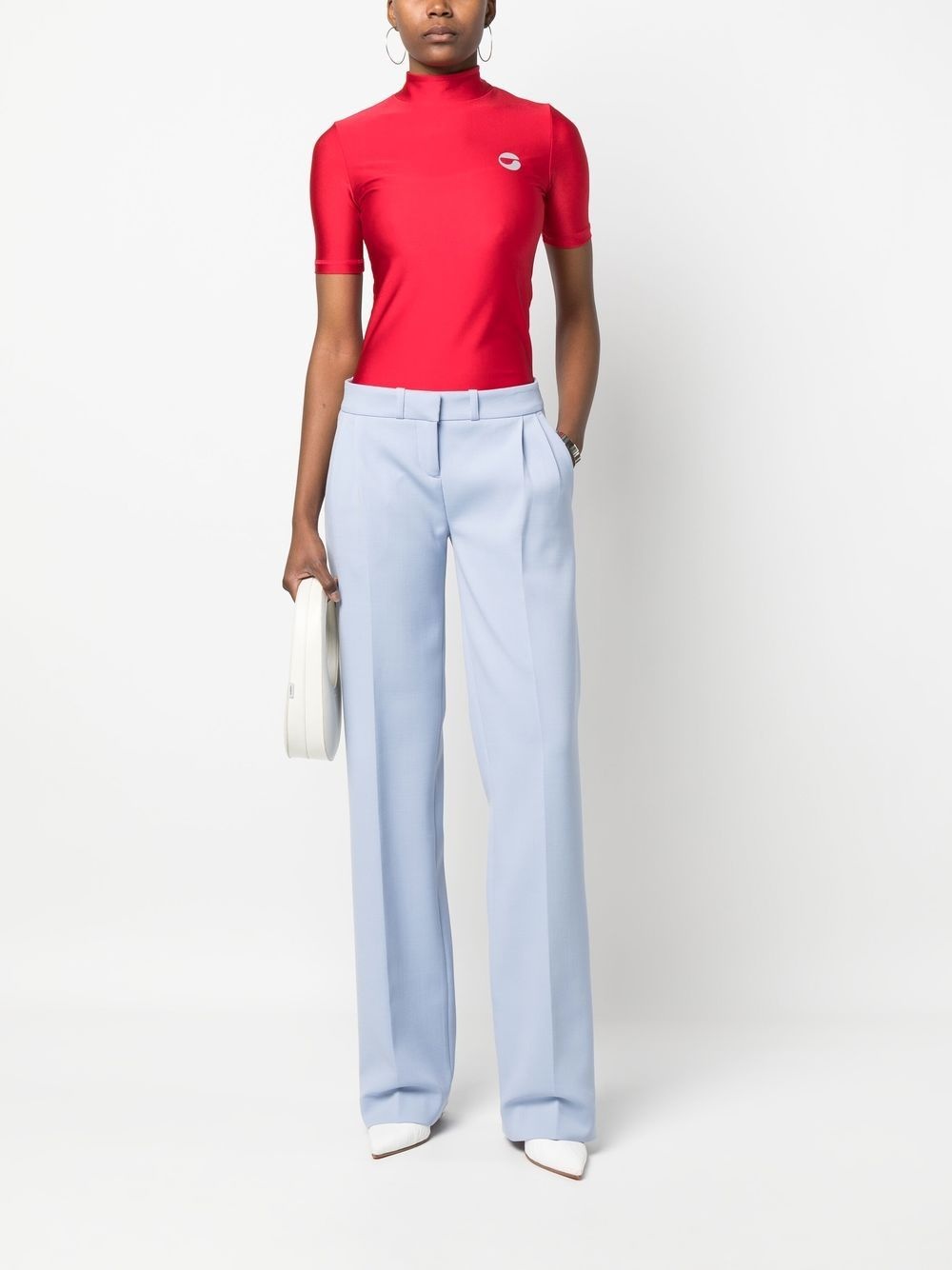 straight-leg tailored trousers - 2