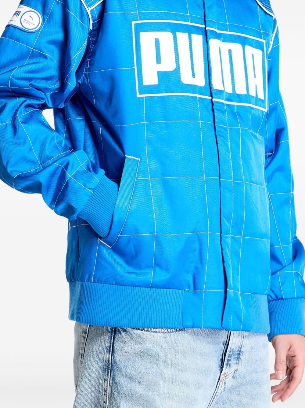 padded racer jacket - 4