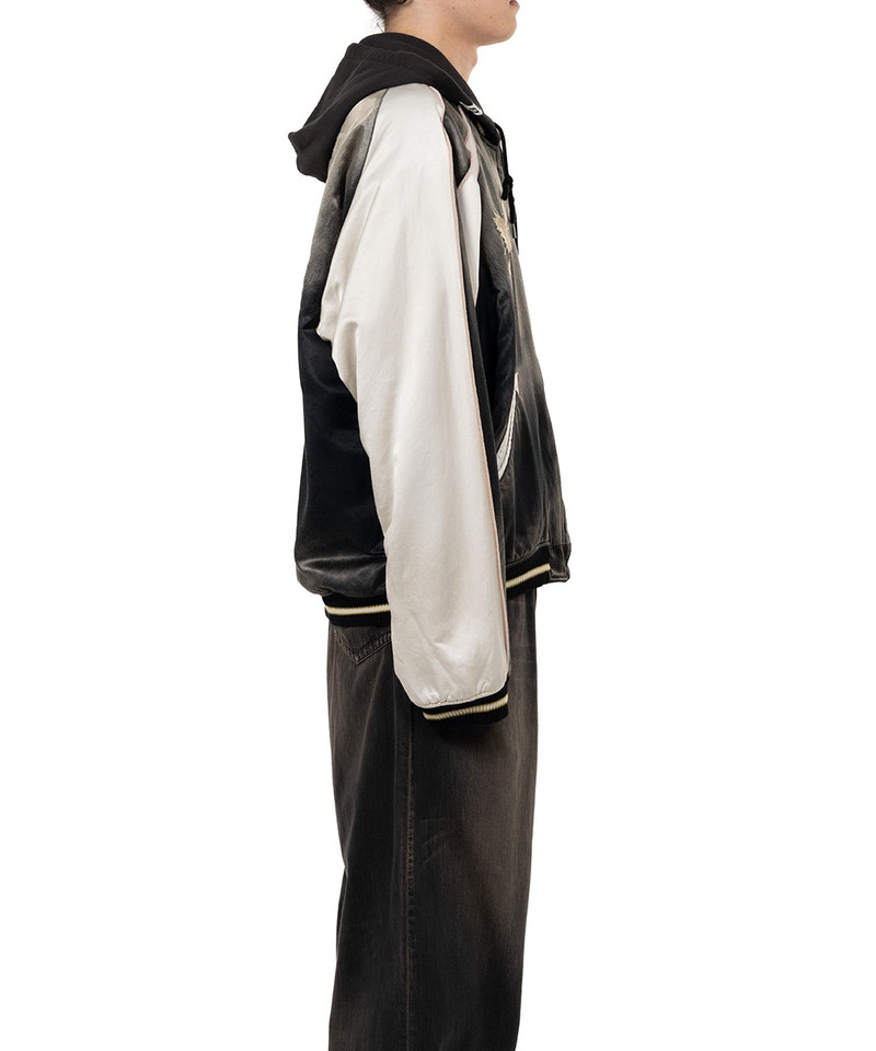 Reversible Hoodie Layered Souvenir Jacket 6