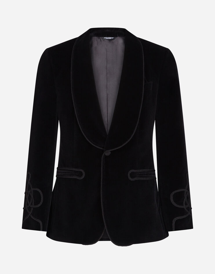 Velvet smoking jacket - 3