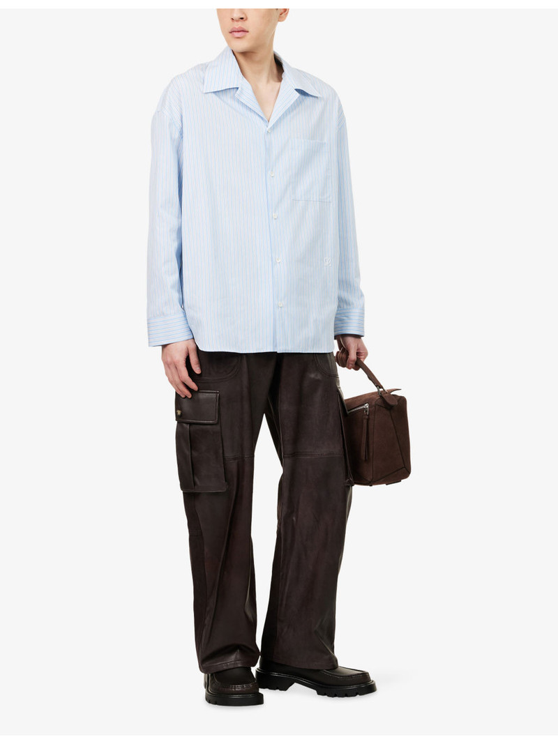 Loewe Striped Loose-Fit Cotton Shirt outlook
