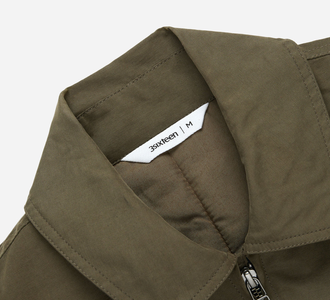 CWU Flight Jacket - Olive Cotton/Nylon - 3