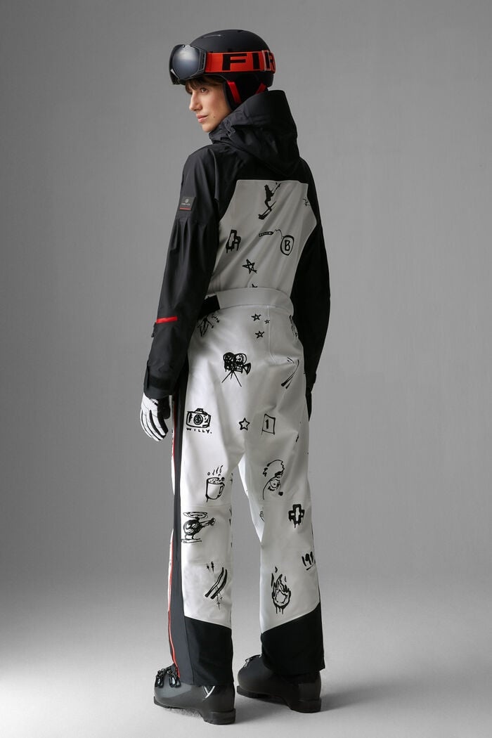 Fioma Ski overalls in Black/White - 3