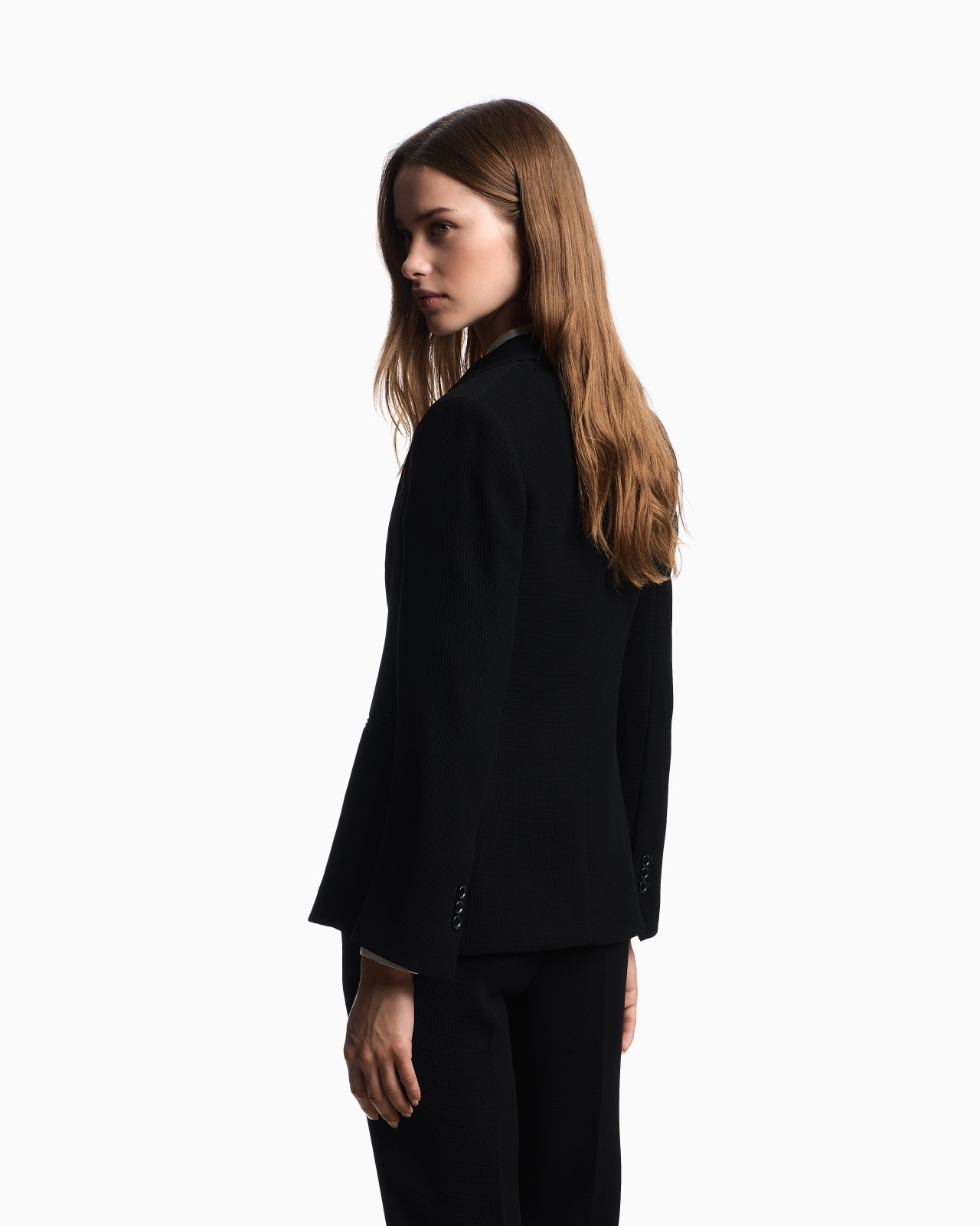 ASV SINGLE-BREASTED BLAZER IN WAFFLE WEAVE TECHNICAL FABRIC - 3