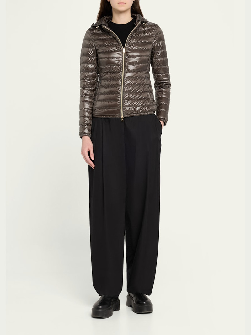 Herno Angela Short Down Jacket with Detachable Hood outlook