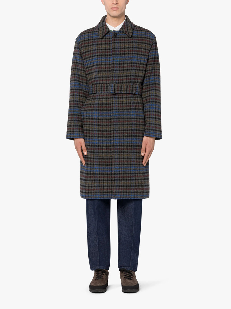 Mackintosh MILAN GREY CHECK WOOL COAT outlook