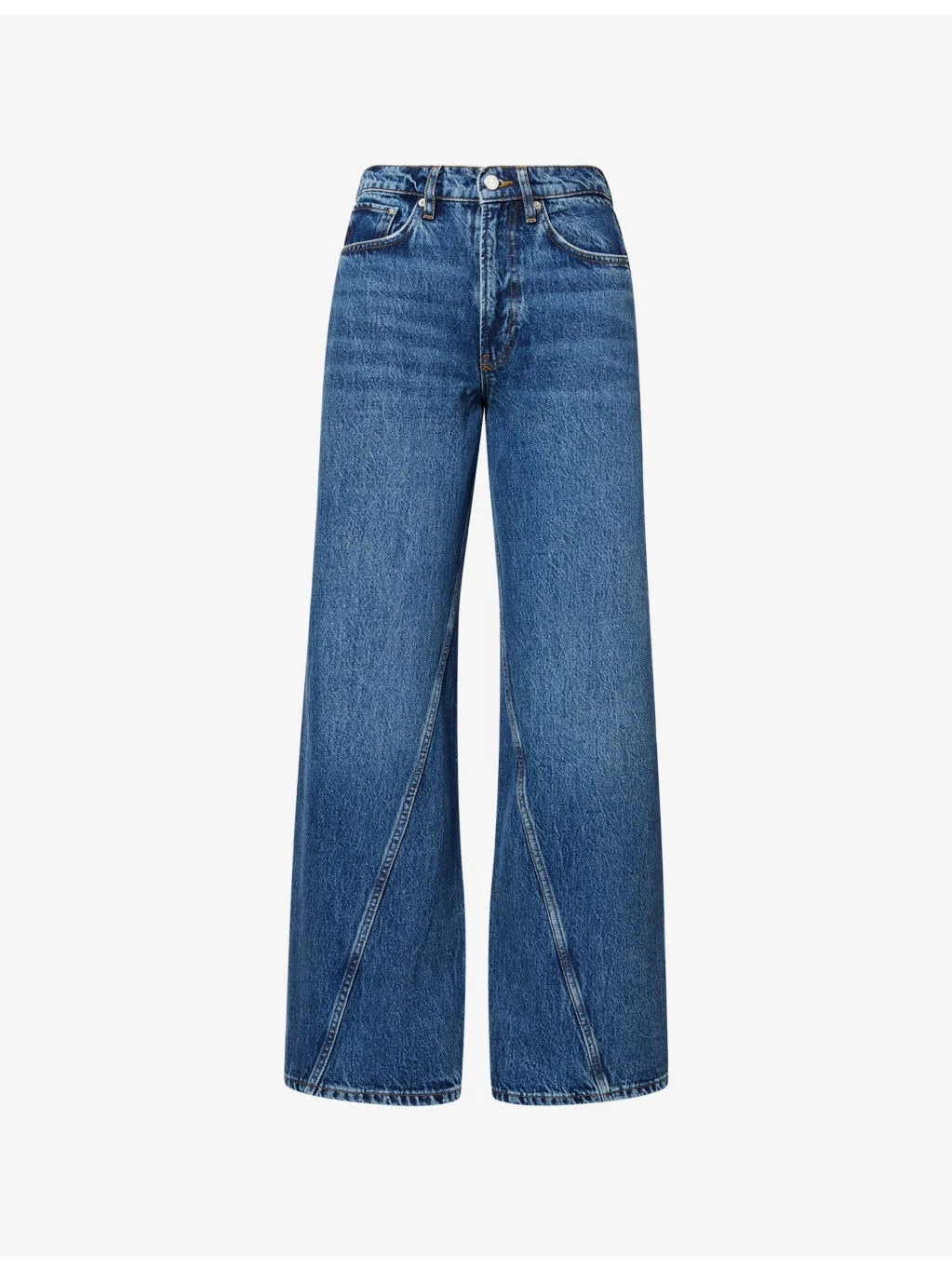 Brie Wide-Leg Denim Jeans - 1