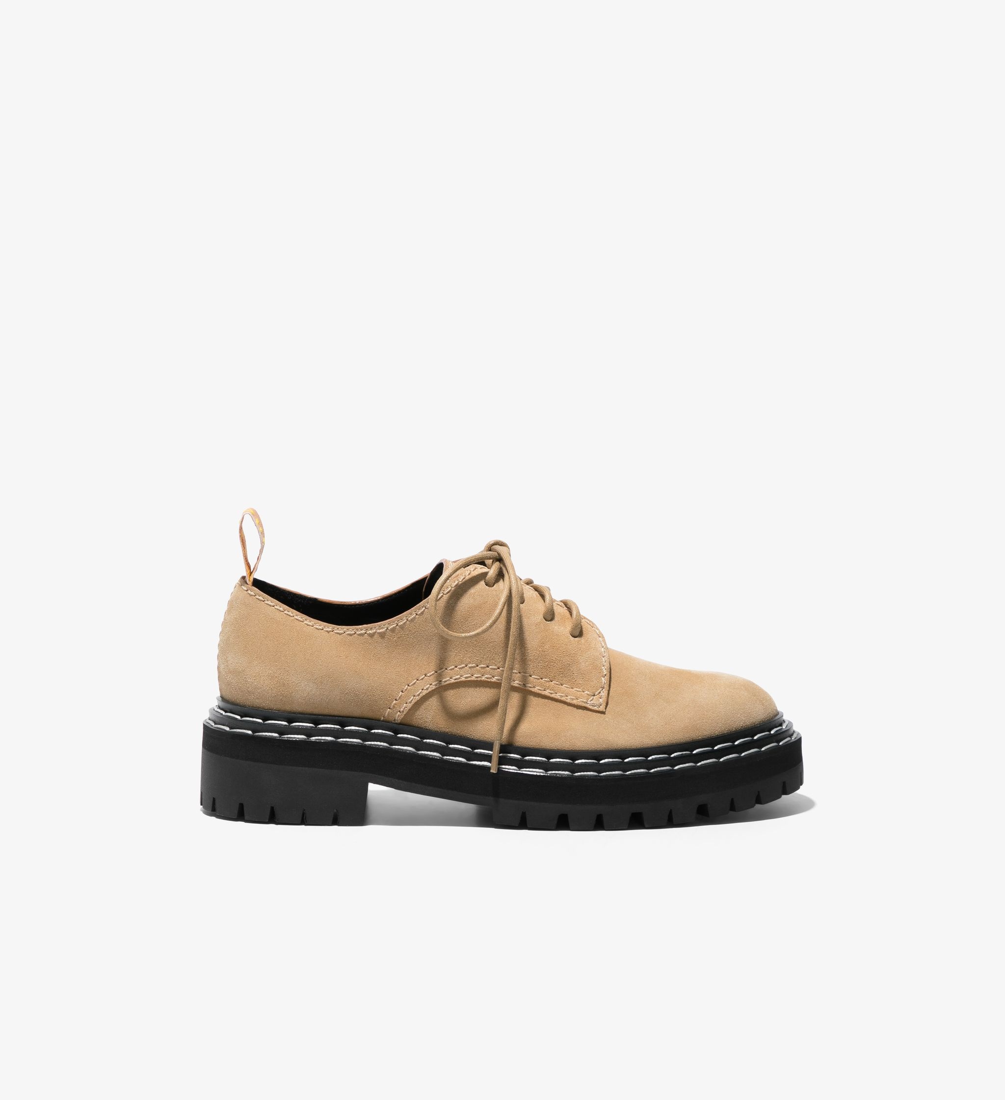 Suede Lug Sole Oxfords - 1