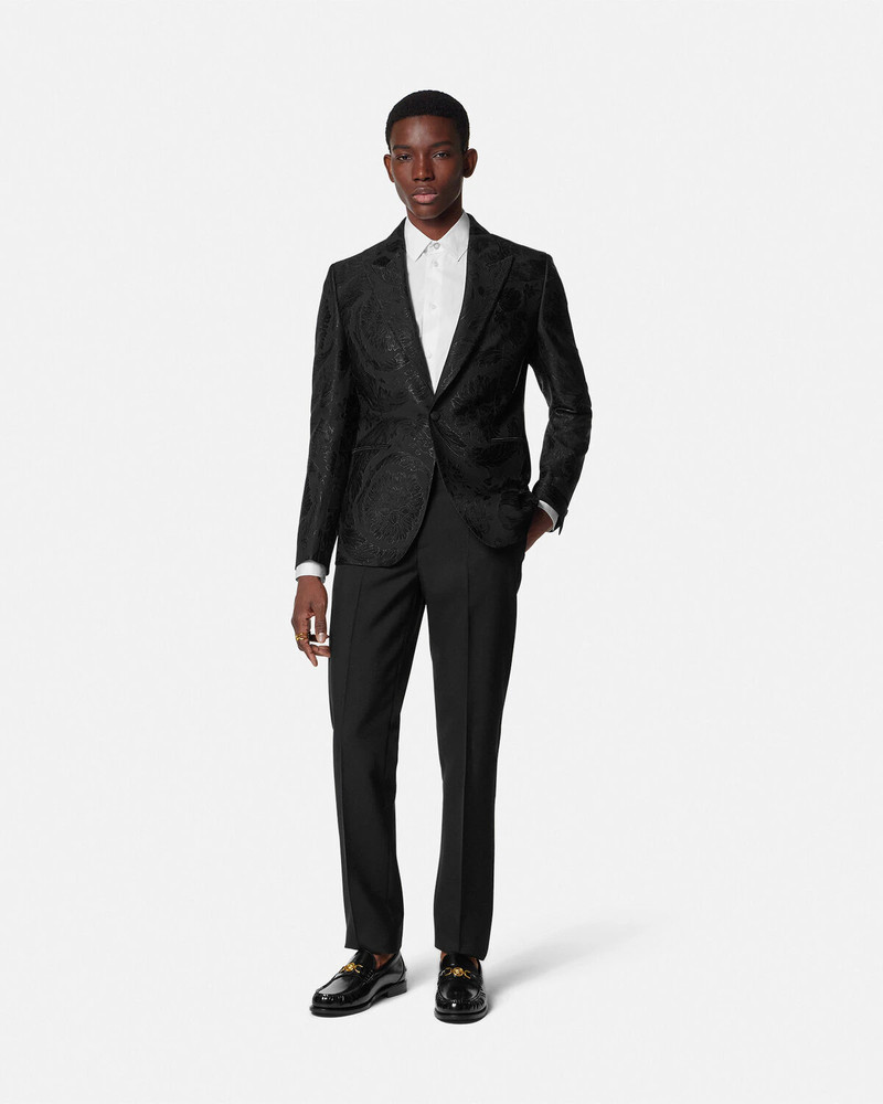 VERSACE Barocco Jacquard Single-Breasted Blazer outlook
