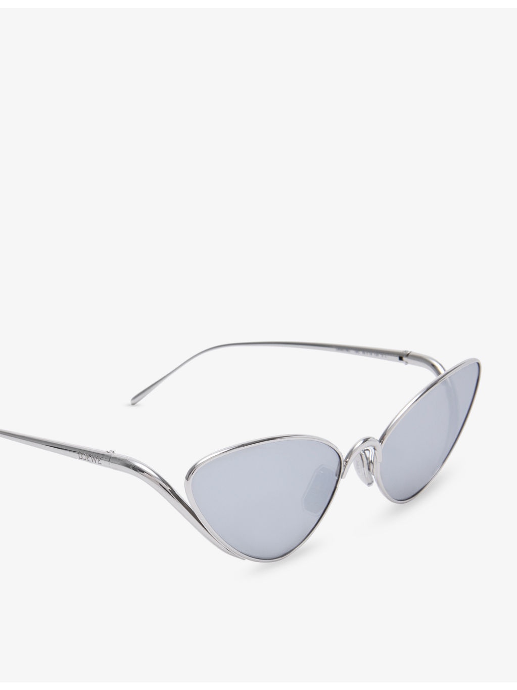 G737LIGX02 Cat-Eye Frame Metal Sunglasses - 4