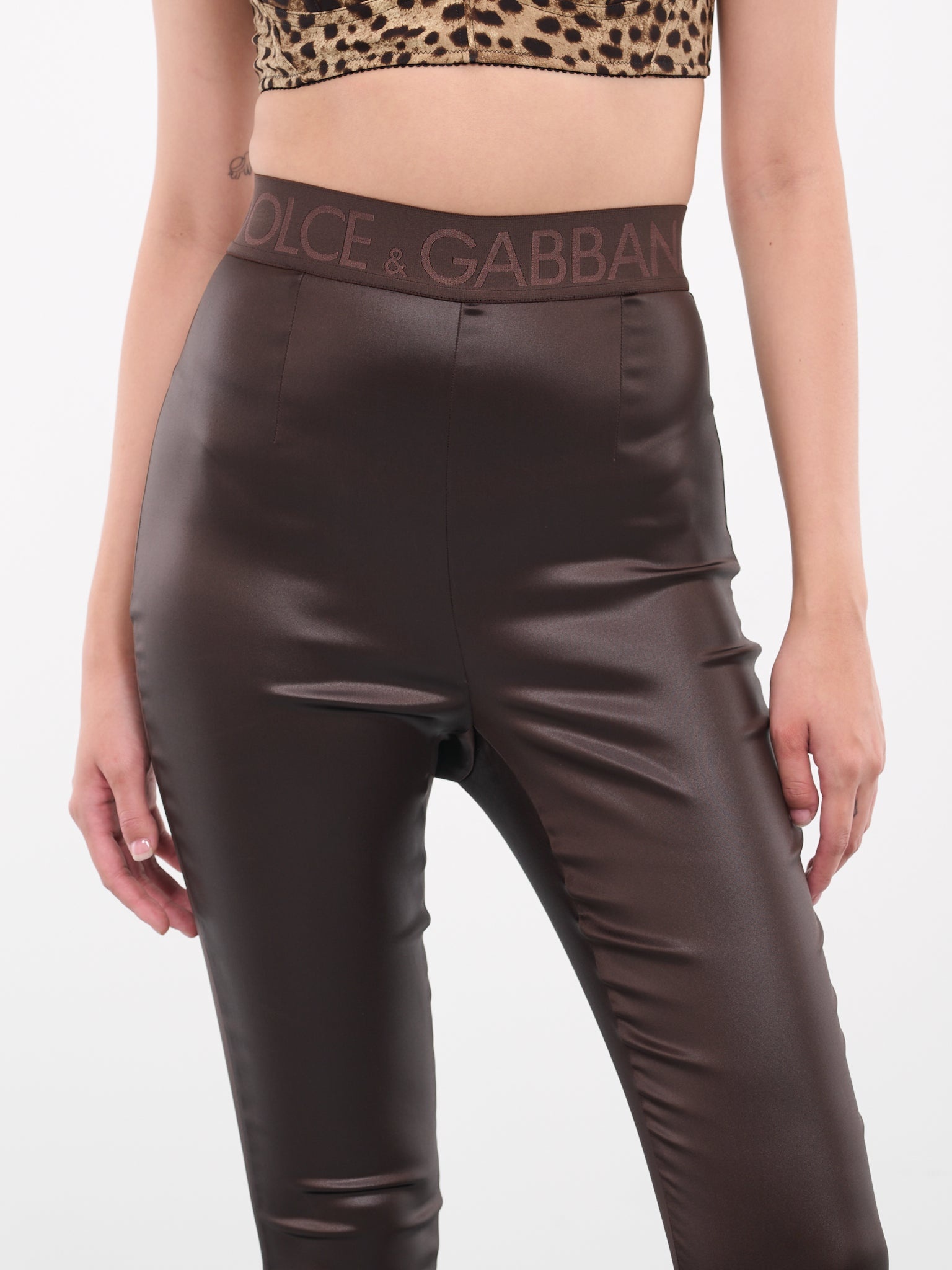 Satin Leggings - 4