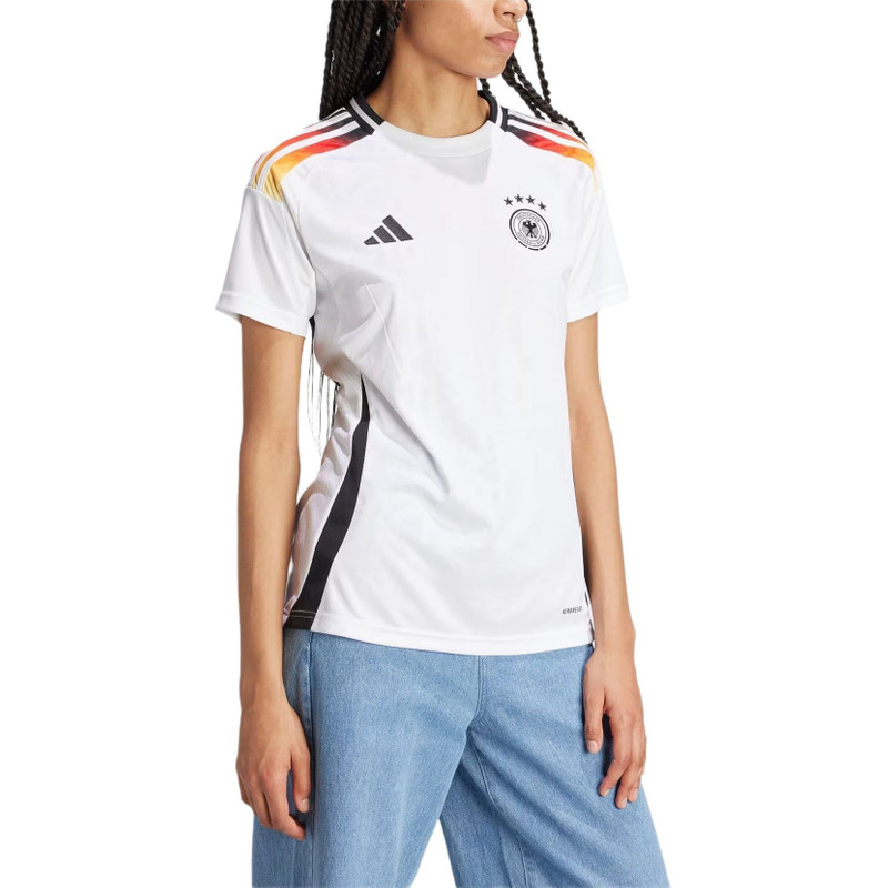 (WMNS) adidas Germany 24 Home Soccer Jersey 'White' IP6131 5