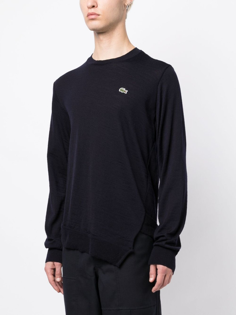 logo-patch wool jumper 3