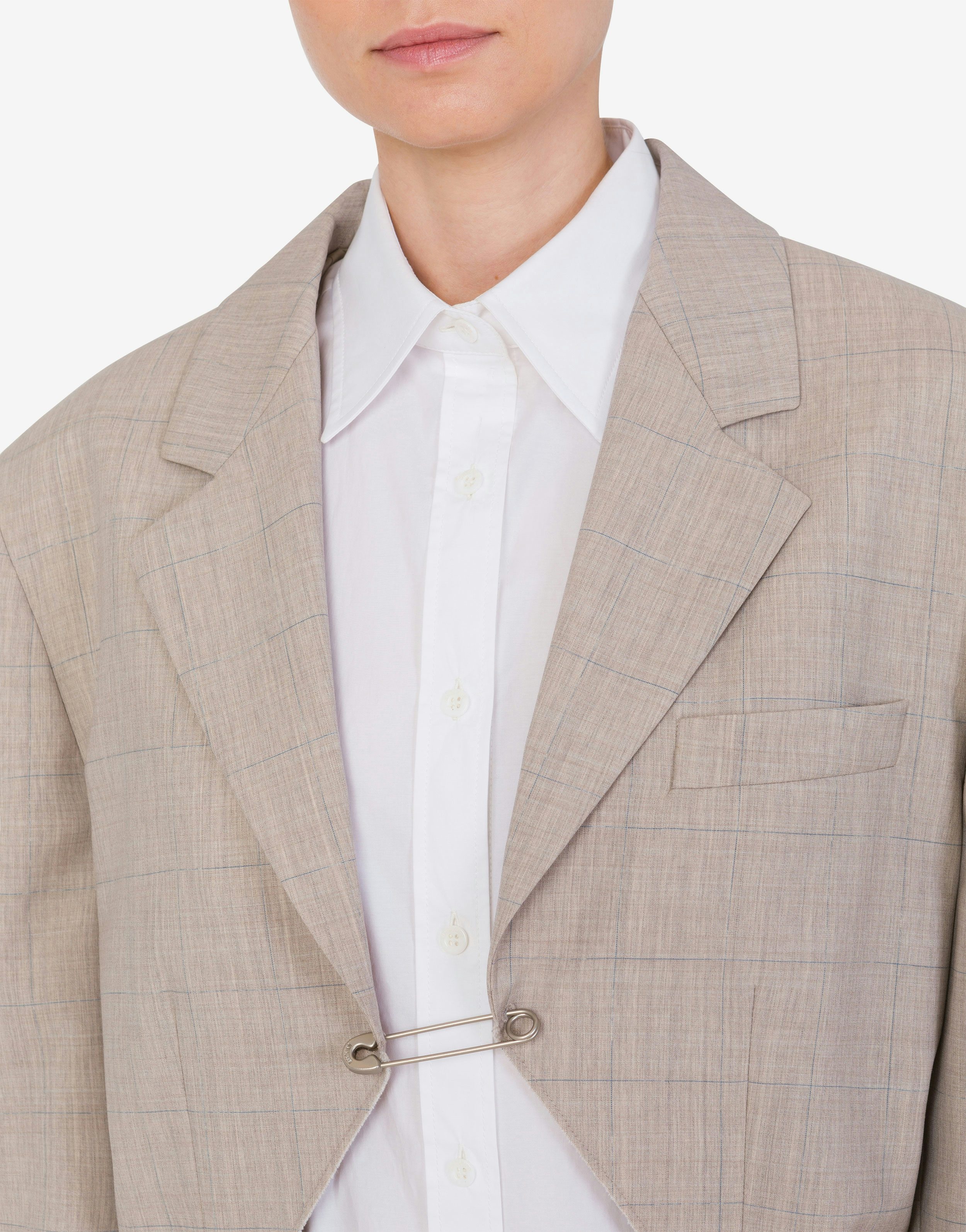 WOOL FLANNEL JACKET - 4