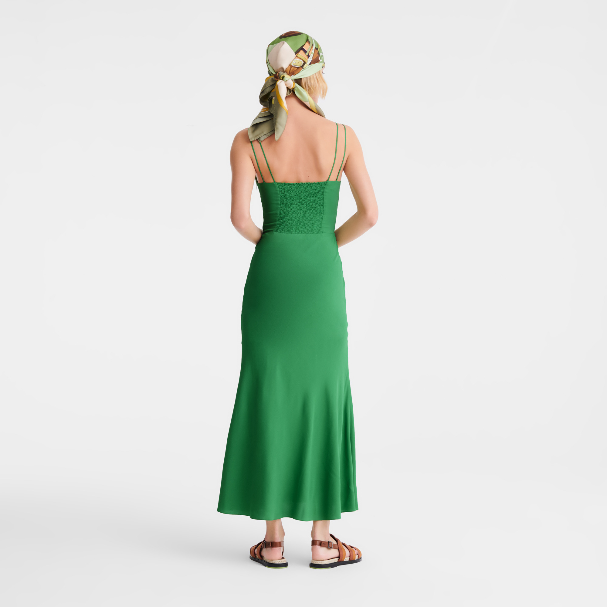 Midi dress Thyme - Fluid crepe - 3
