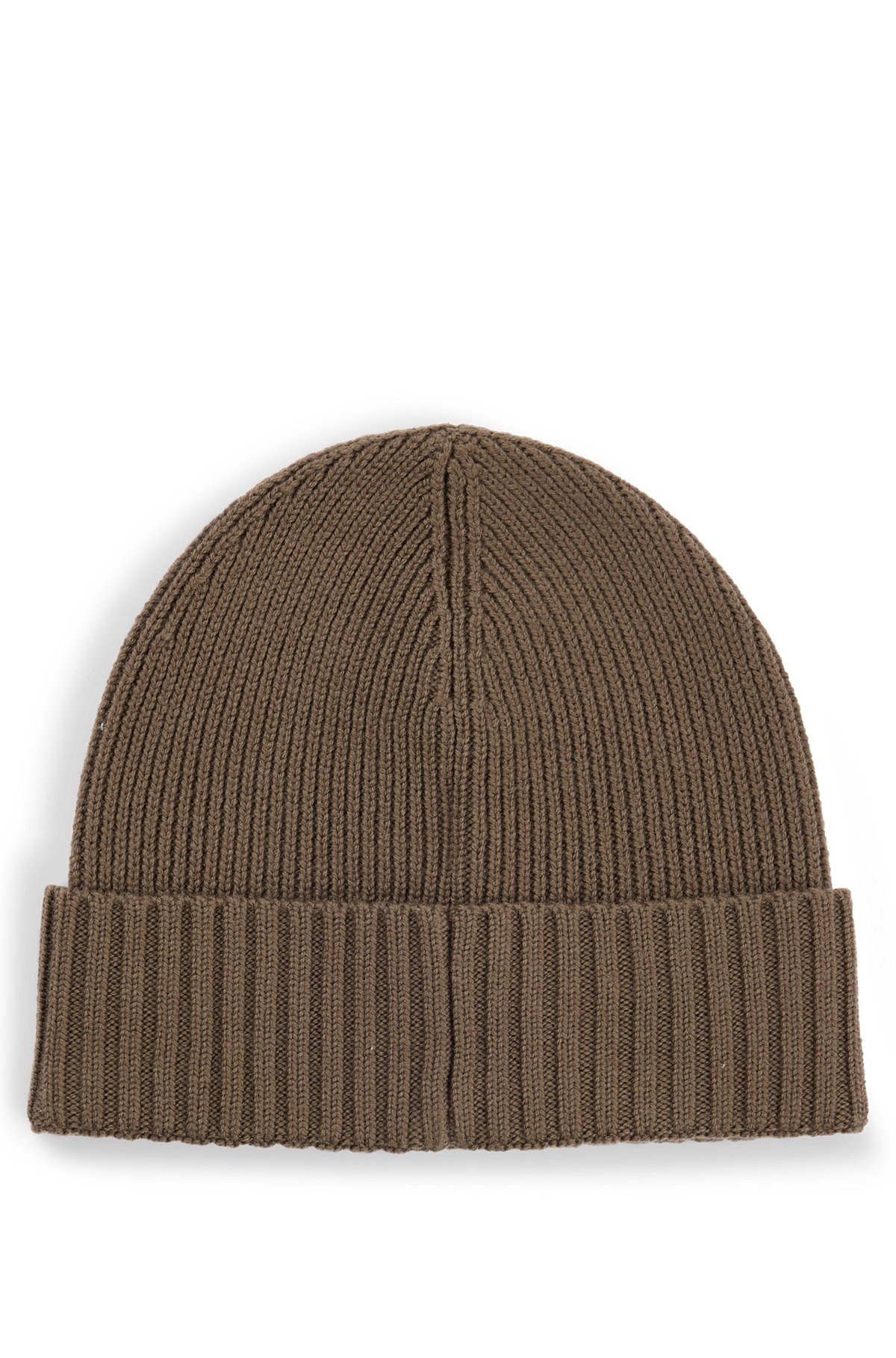 RIBBED BEANIE HAT IN MERINO WOOL - 2