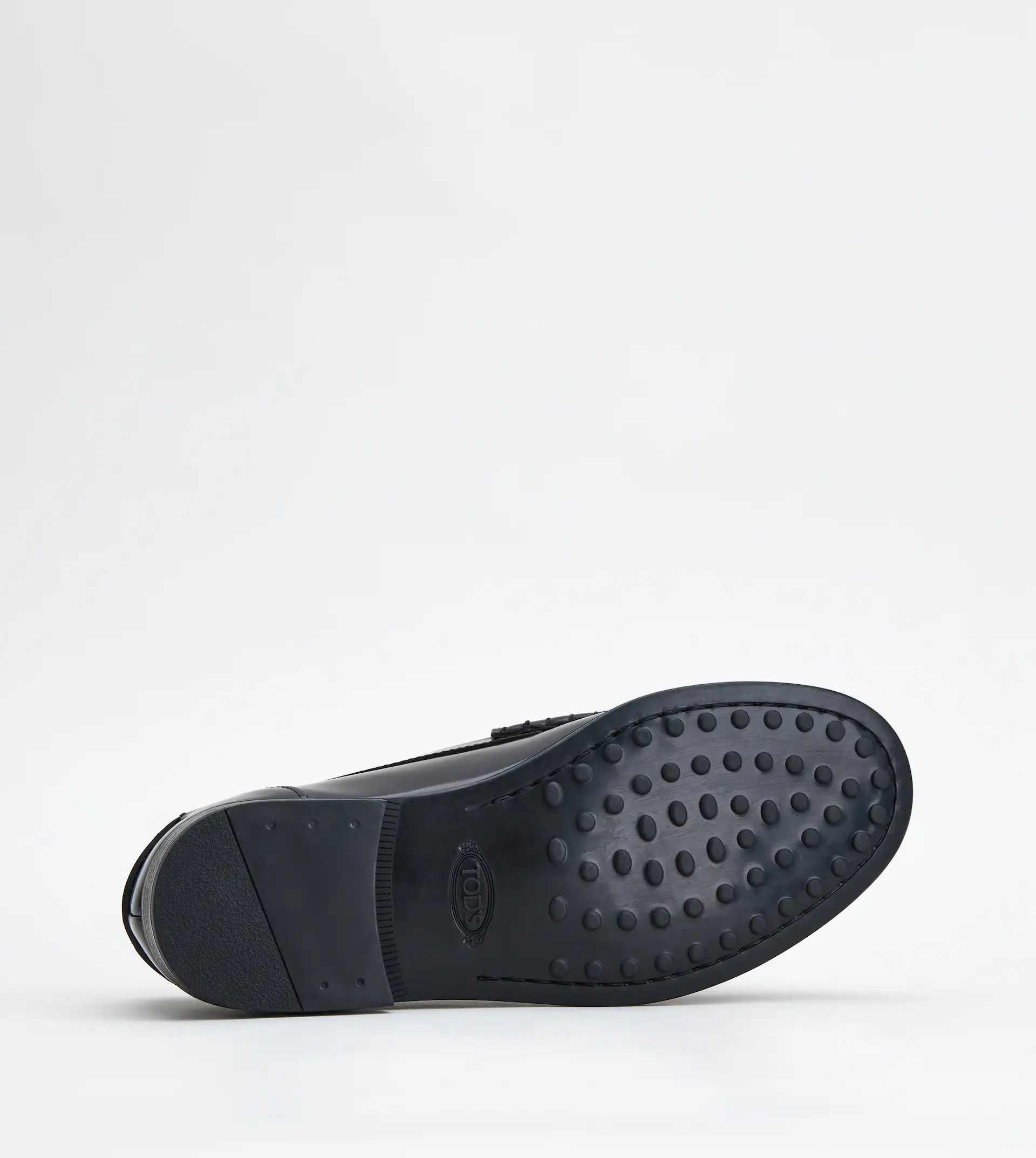 LOAFERS IN LEATHER - BLACK - 5