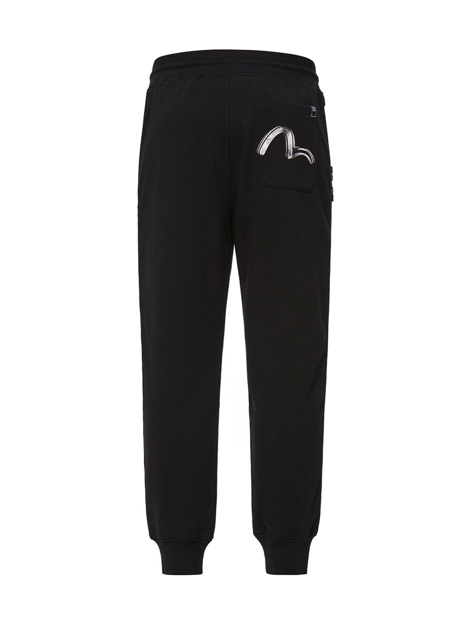 Brush Effect Seagull Print Sweatpants - 16
