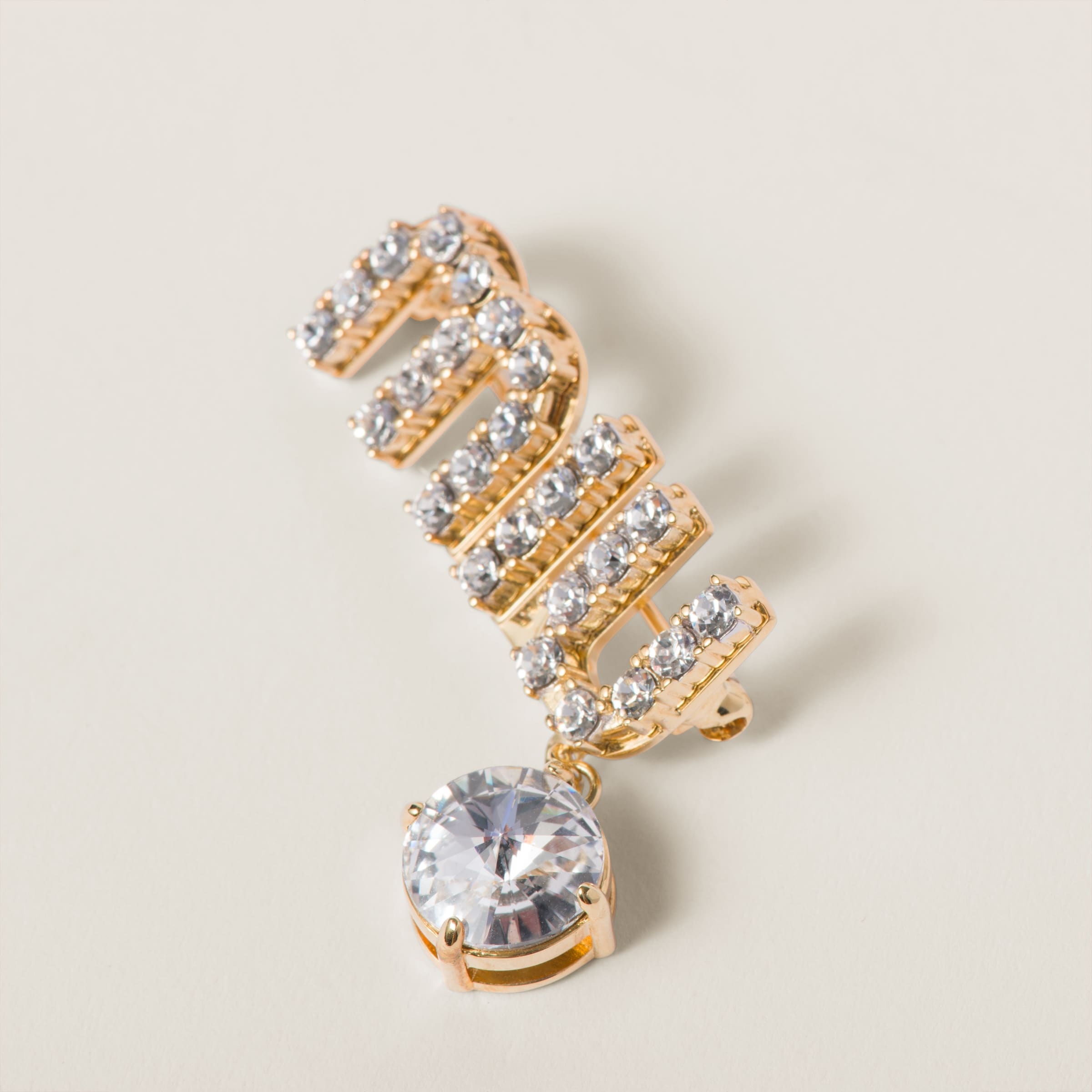 Brooch with crystal pendant - 2