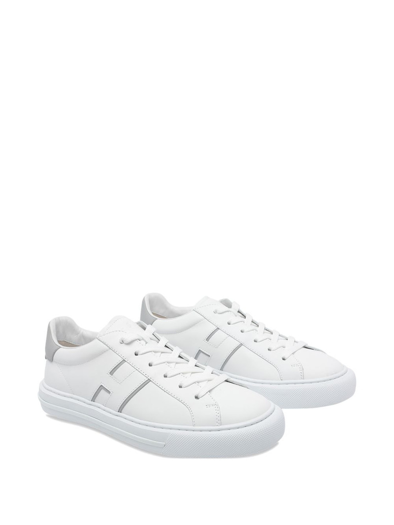 HOGAN lateral logo round toe trainers outlook
