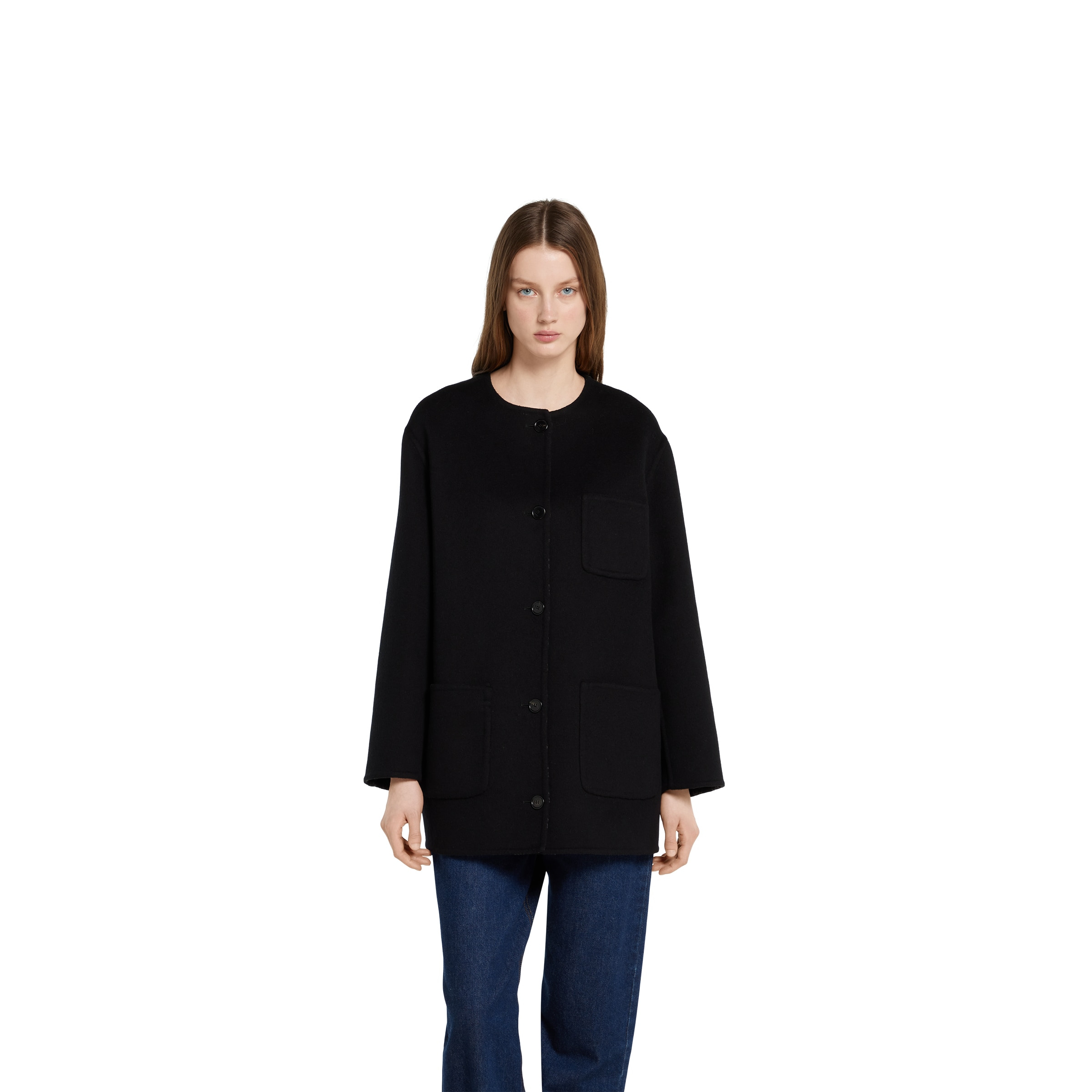 Reversible wool silk jacket - 3