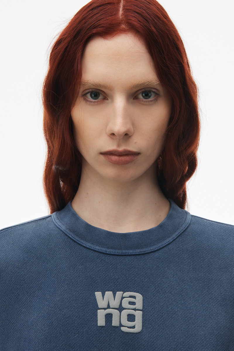 puff logo sweatshirt in terry 5