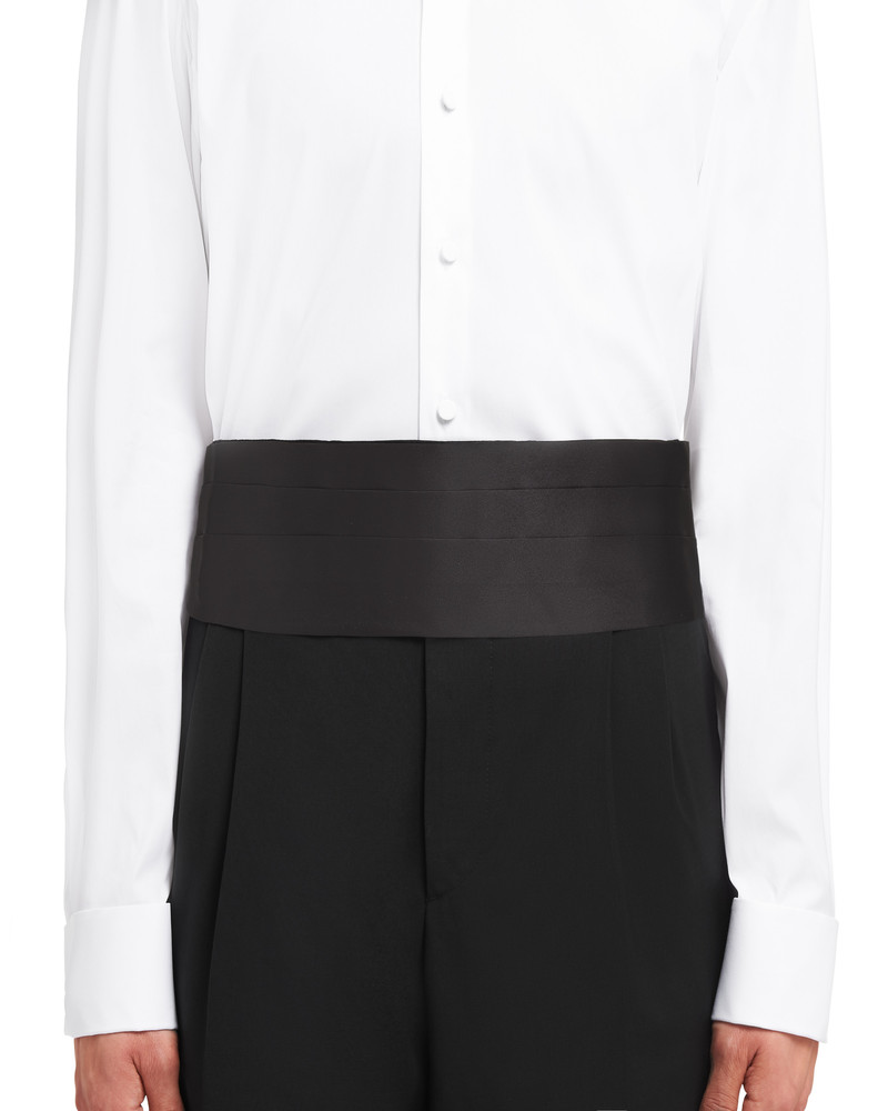 Prada Satin tuxedo cummerbund outlook