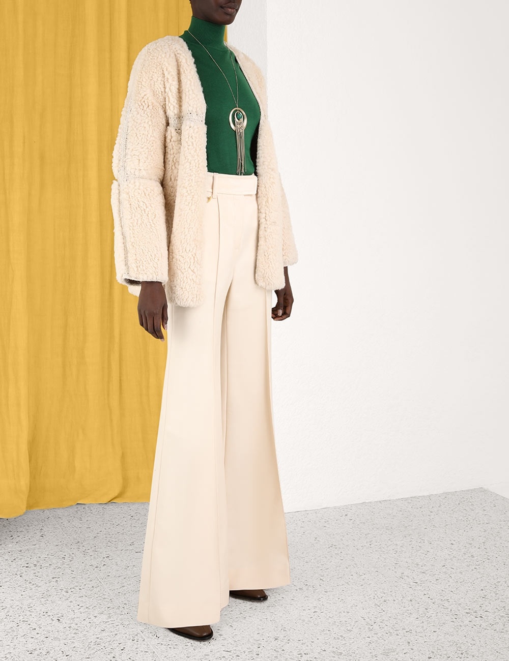 KALEIDOSCOPE SHEARLING JACKET - 8