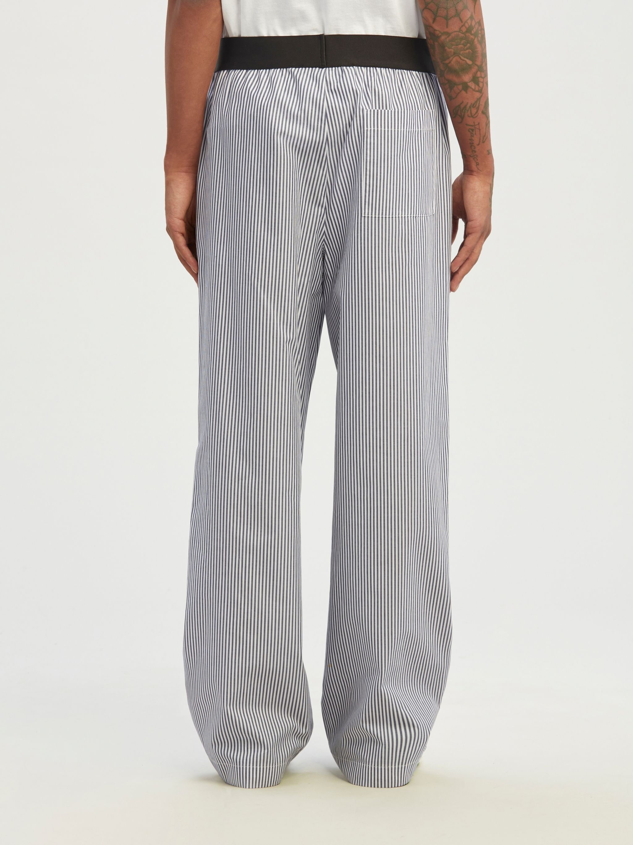 Classic Logo Striped Pajama Pants - 5