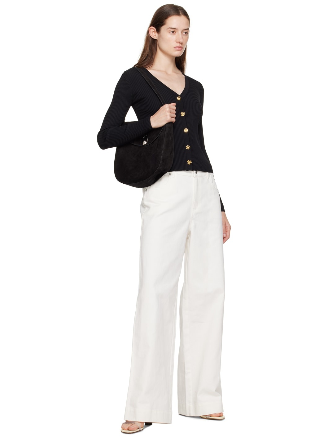 Black Large Tondo Bag - 4