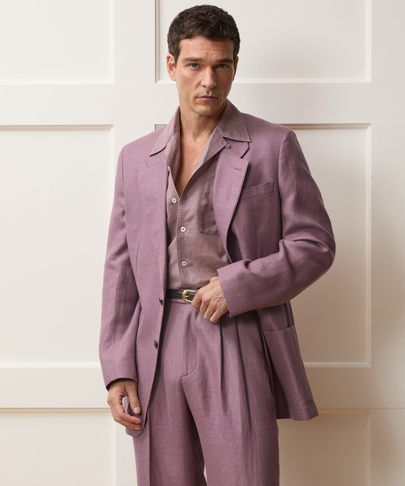 TODD SNYDER Italian Linen-Wool Single-Breasted Wythe Jacket outlook