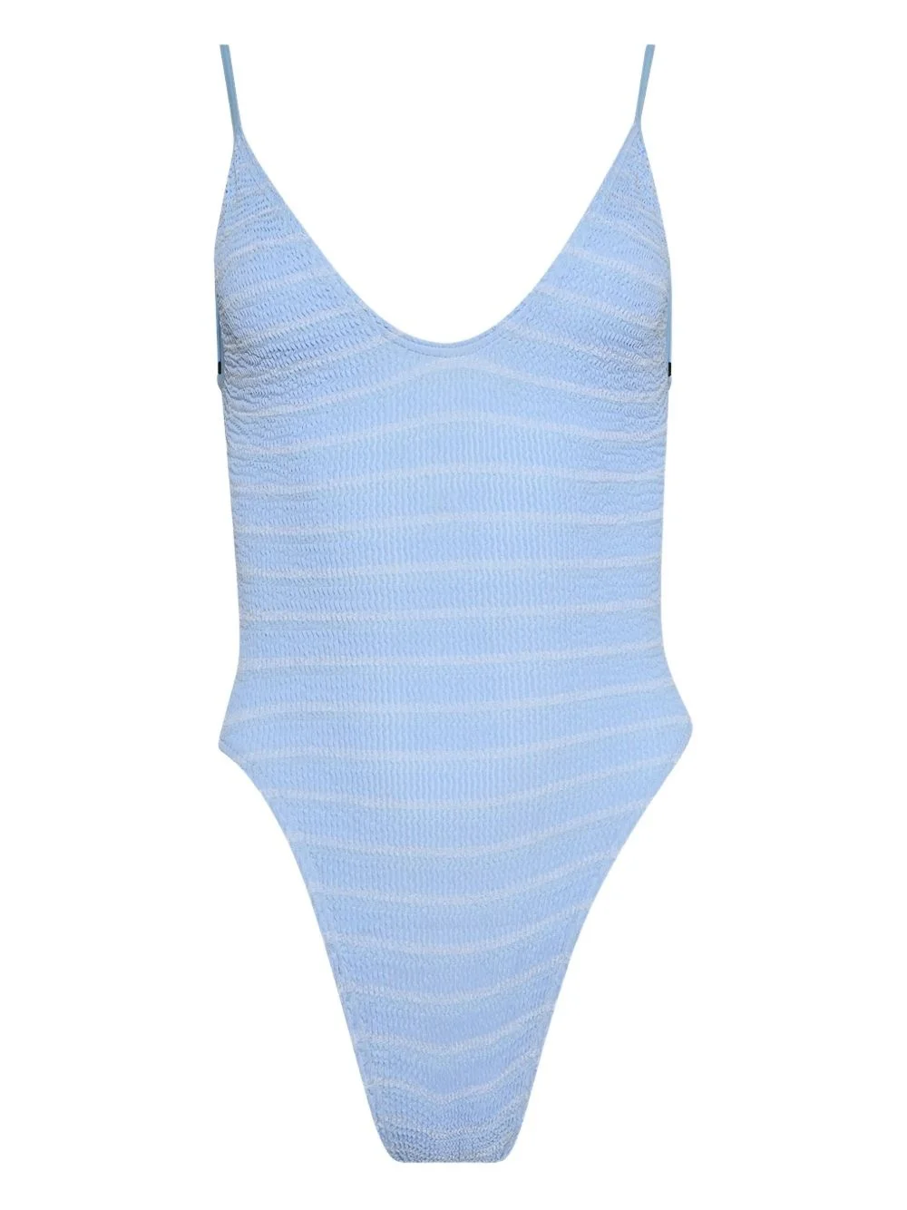 textured-stripe swimsuit - 1