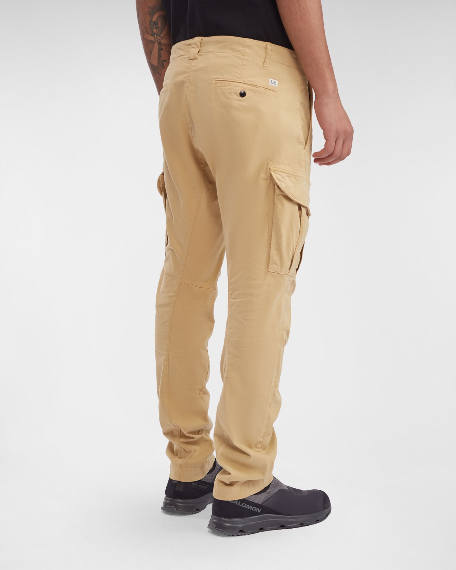 Stretch Sateen Cargo Pants Ergonomic Fit - 3