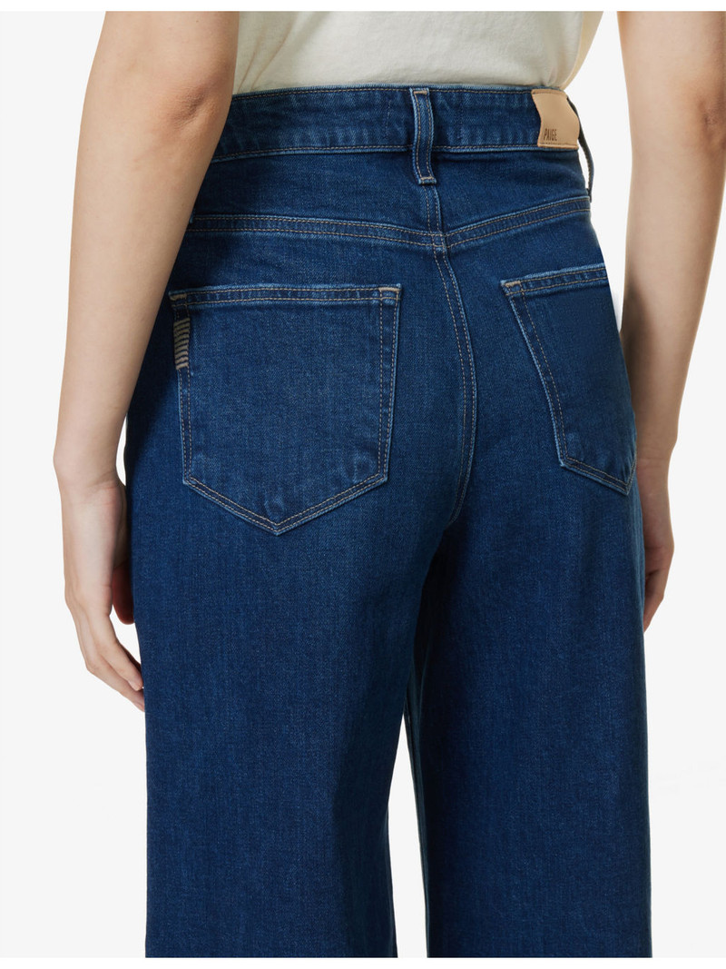 Harper high-rise flared-leg stretch-denim jeans 6